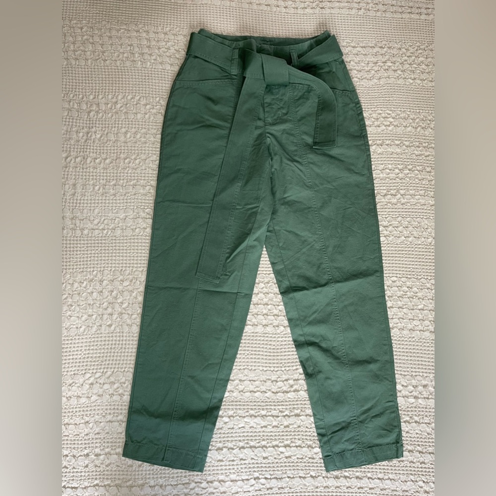 NWT High-Rise Tapered Ankle Tie Front Pants|A New Day Size 4 - Picture 6 of 13